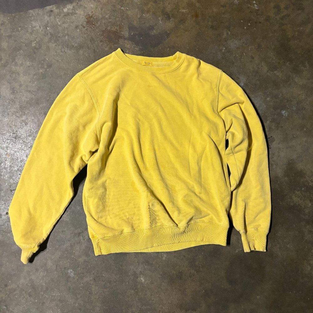 J Glat Yellow crewneck (plain)